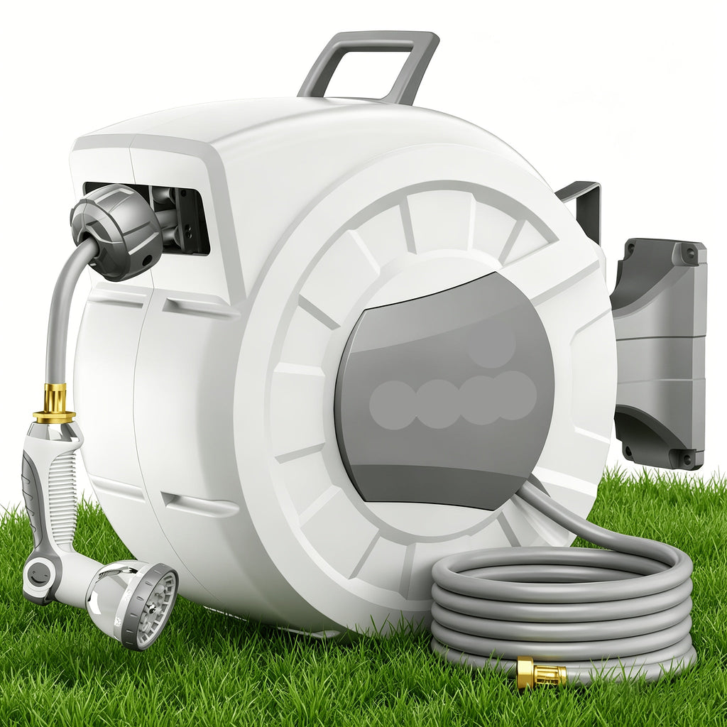 40/100/110/130FT X 1/2" Retractable Garden Hose Reel